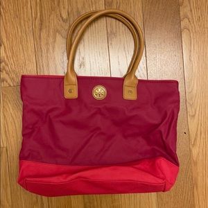 Tory Burch pink tote